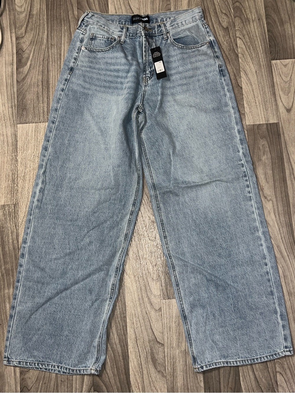 Fashion nova wide leg jeans